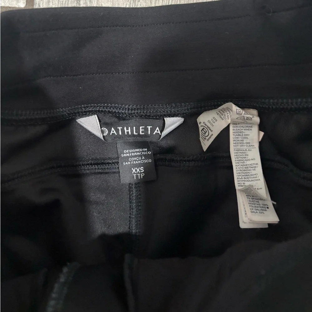 Athleta Get Set Hybrid Black Jogger Pants Size XXS - Picture 4 of 6